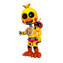 C4D FNAF World Adventure nightmare Chica full body by mauricio2006 on  DeviantArt