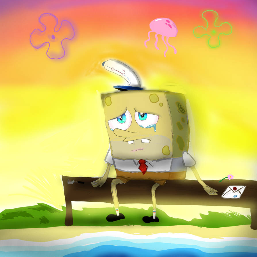 Sponge Bart SpongeBobs Retirement by SadSpongebobart on DeviantArt
