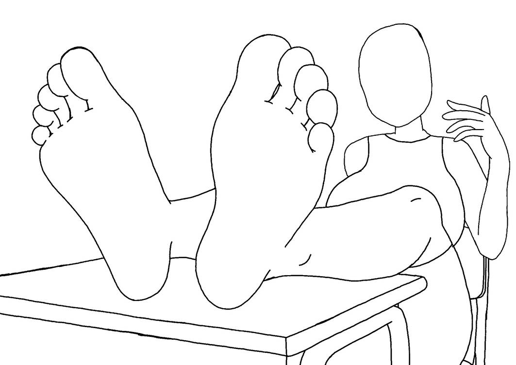 Foot Poses Deviantart Blank Feet Pose Sketch Bundle D by MisterOption on DeviantArt