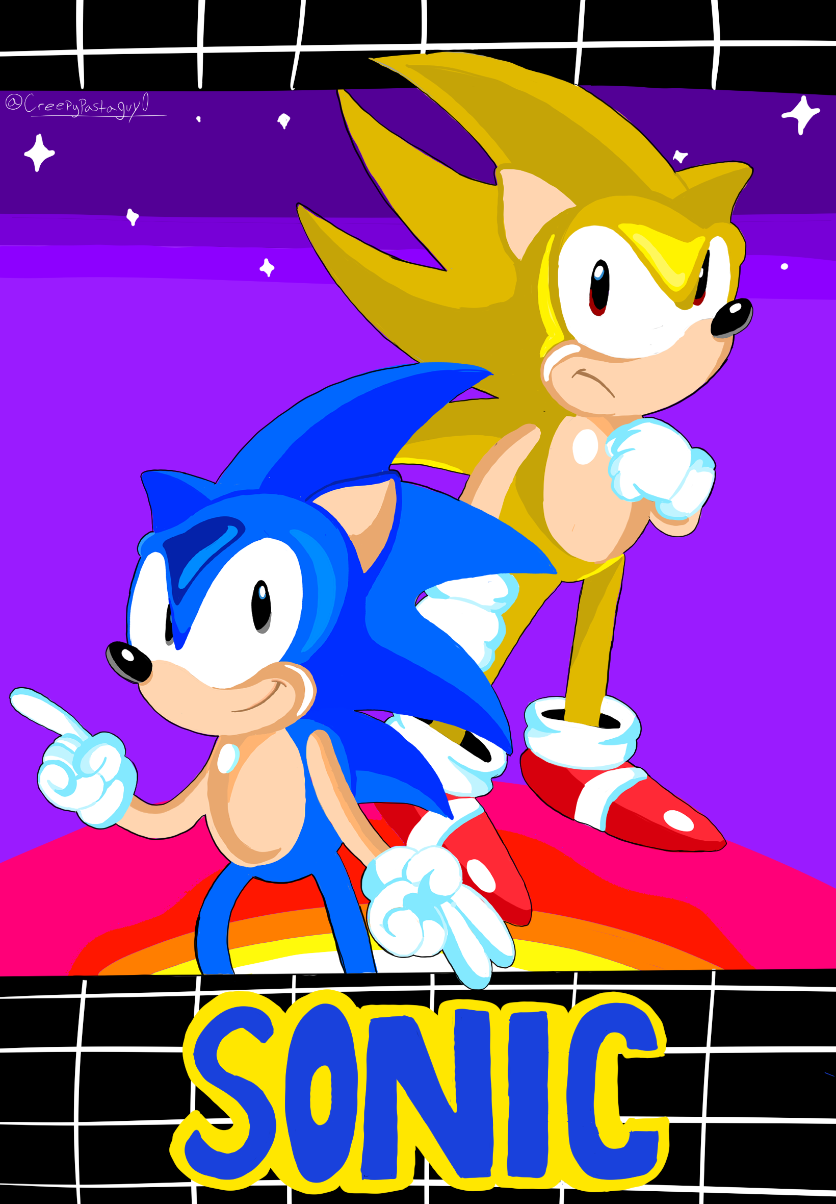 Sonic 1 Logo Redraw by miniluv73 on DeviantArt