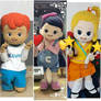 Carrie and Friends Mascot Characters 