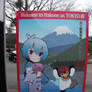 Evangelion vending machine Hakone Japan