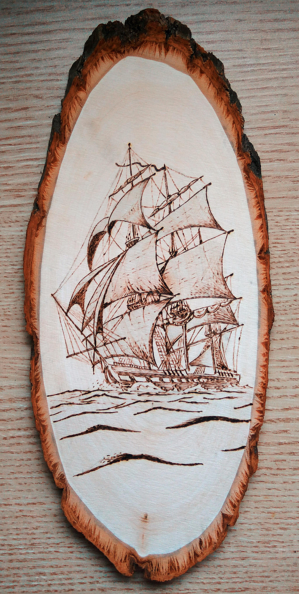 Pyrography Boats Ship pyrography by sime242 on DeviantArt