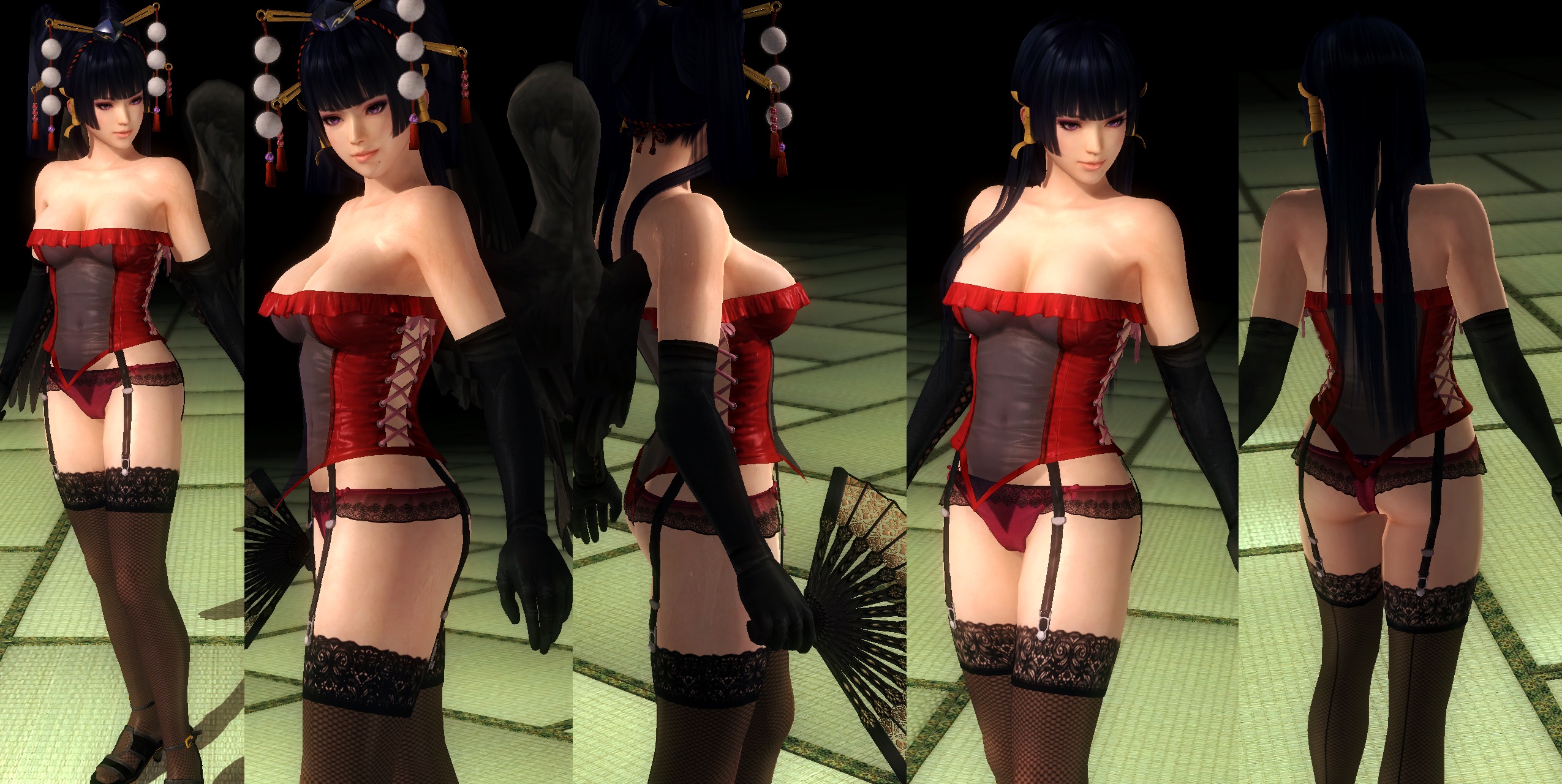 Nyotengu red corset