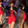 Mila Jacket Red Dress