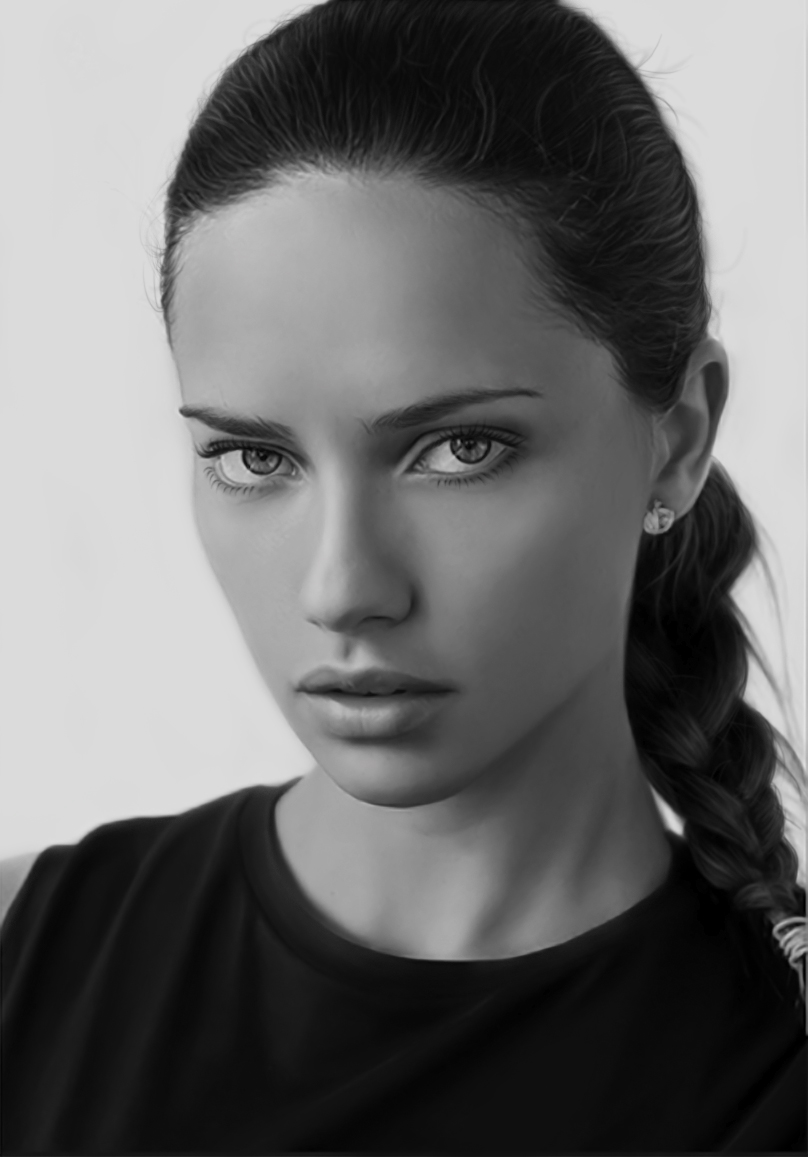 Adriana Lima Digital Portrait