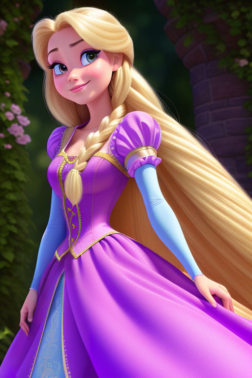 Rapunzel cartoon ver by pukidesu on DeviantArt Rapunzel cartoon ver by pukidesu on DeviantArt