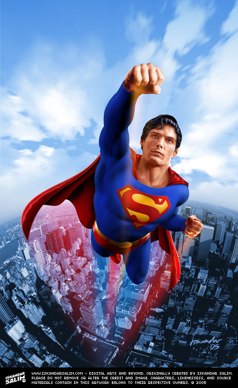 Christopher Reeve as Superman