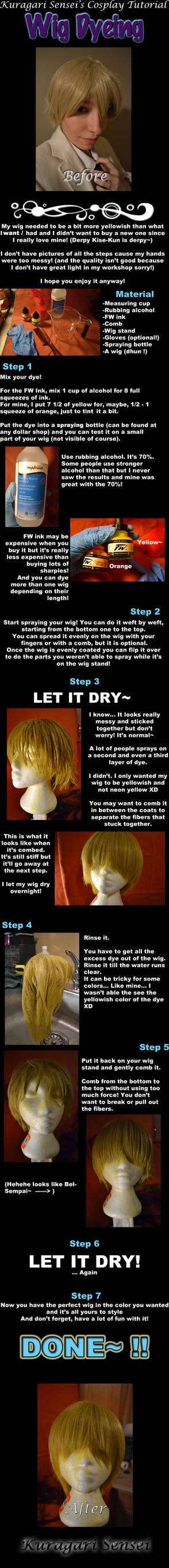 Tutorial - Wig Dyeing