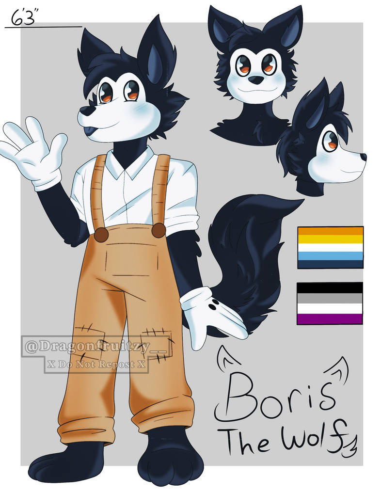 Boris Deviantart Boris The Wolf 1/2 by Dragonfruitzy on DeviantArt