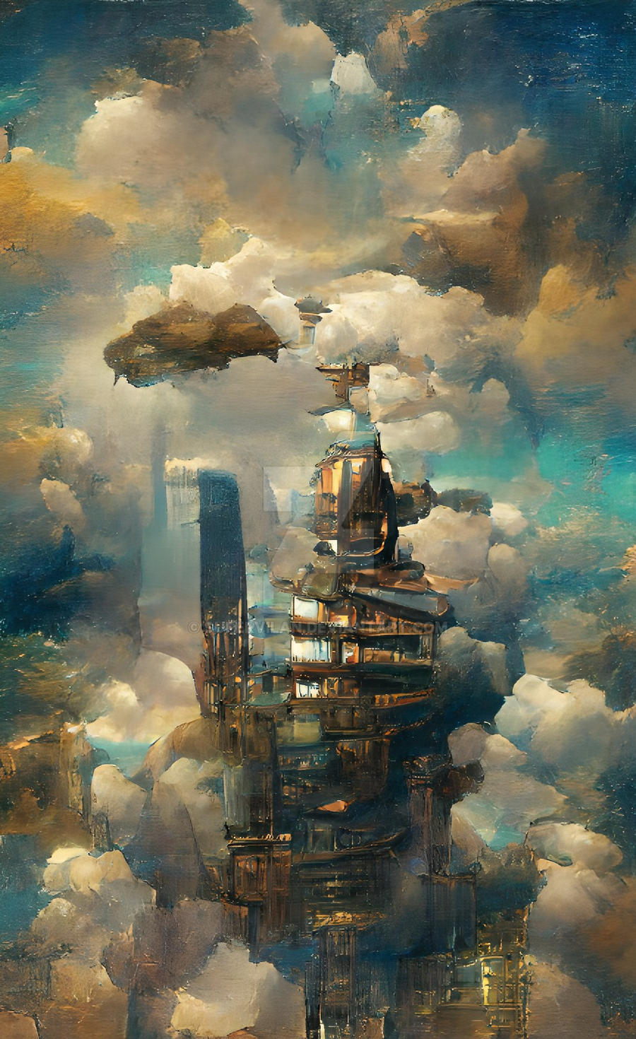 Deviantart Future AI created future city by SuperVilan on DeviantArt