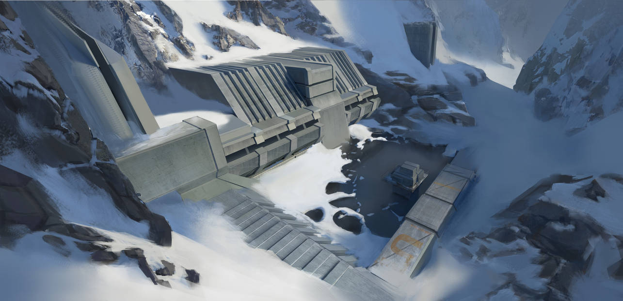Antarctic Base Exterior 2 by NevenaJevtic on DeviantArt