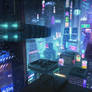 Cyberpunk city