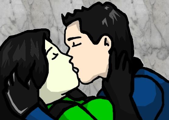 Shego and Drakken kiss