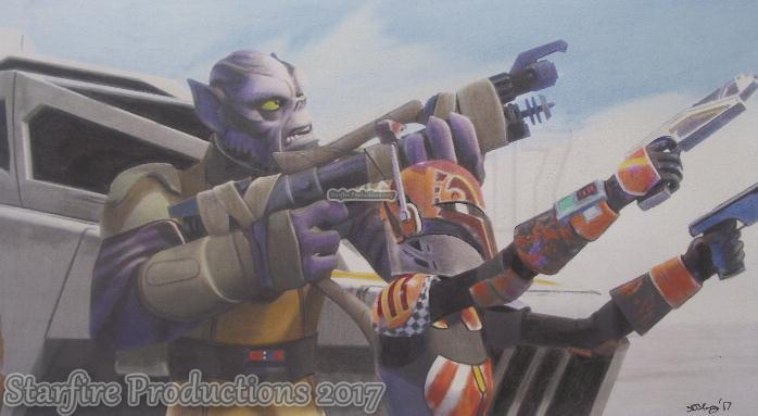 Speed Challenge 07: Zeb And Sabine by Starfire-Productions