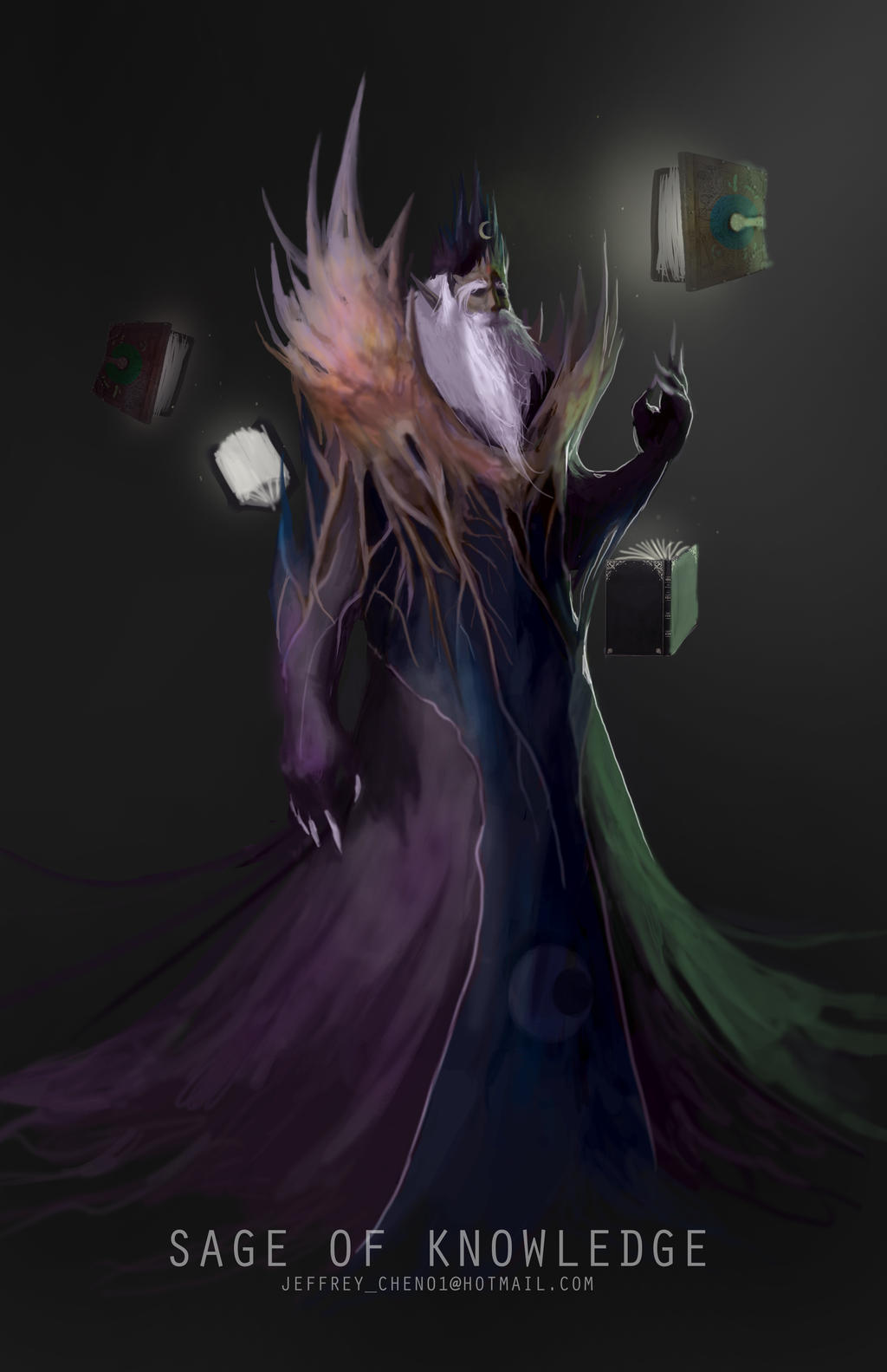 Sage of Knowledge - Character Concept by jeffchendesigns on DeviantArt