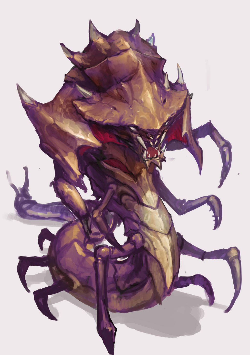 Zerg Inflation Zerg Creature by jeffchendesigns on DeviantArt