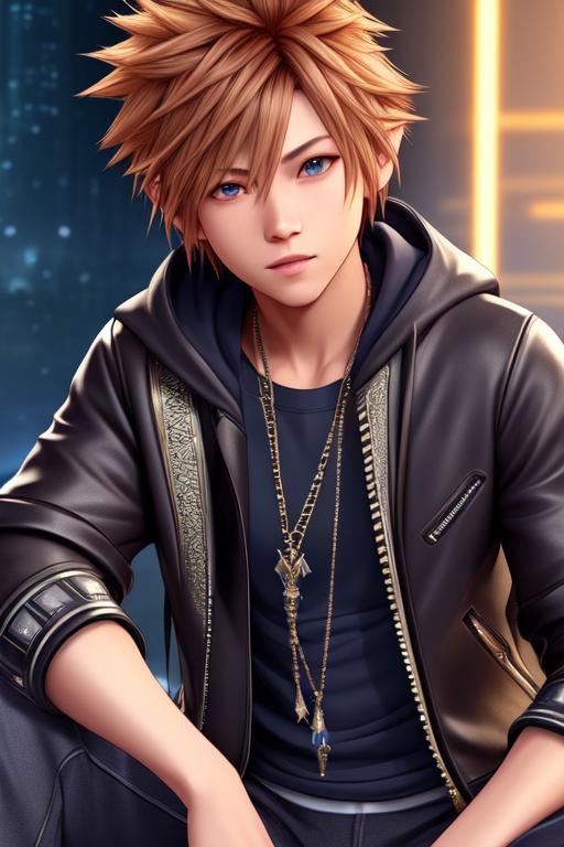 Kh Roxas Roxas from Kingdom Hearts by chocolatefunnybunny on DeviantArt