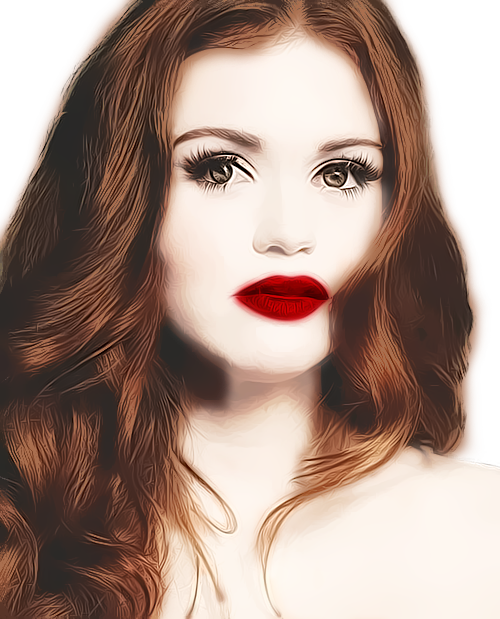 Lydia Martin - Cartooned Detailed PNG