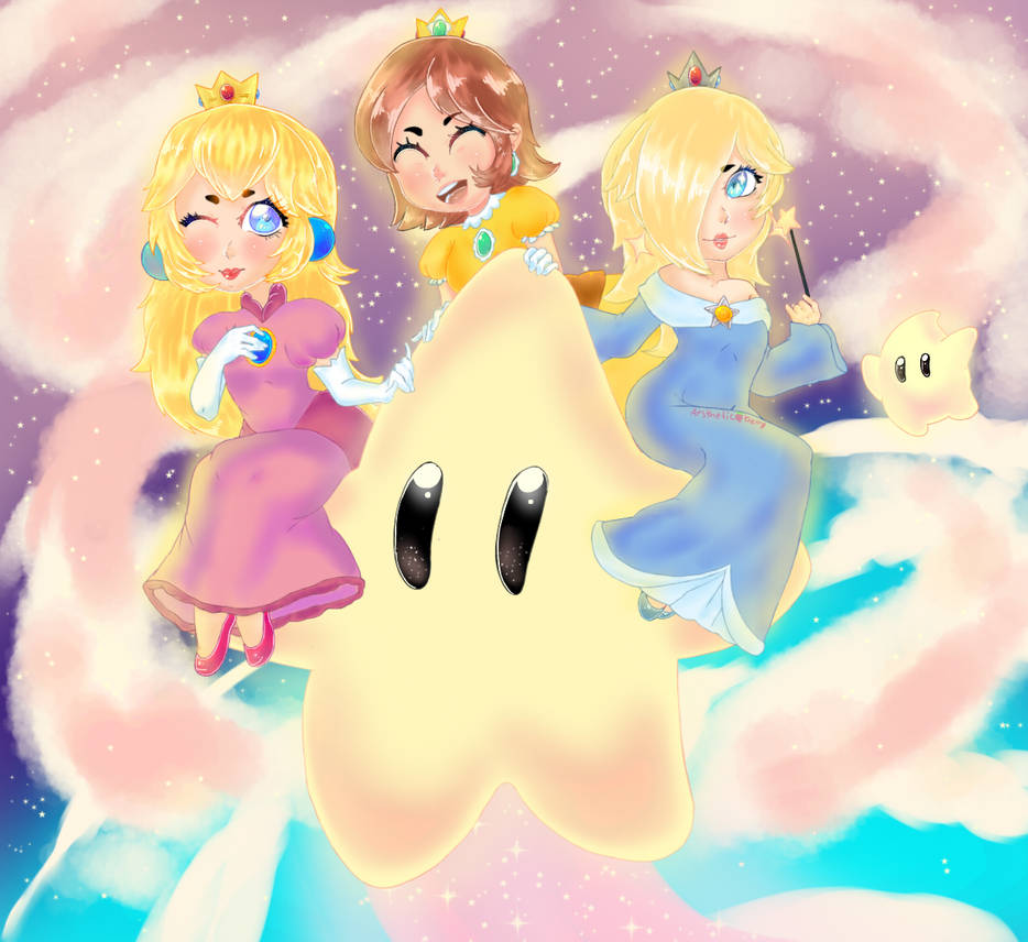 Nintendo princesses!!! by Aestheticstrawberry on DeviantArt