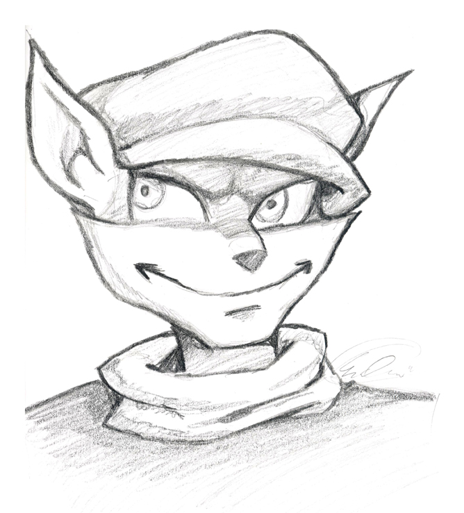 Sly Cooper Sketch