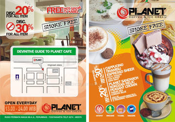 Flyer planet coffee