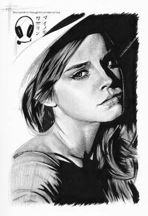 Emma Watson by thoughttrainderailed