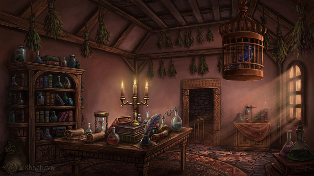 Attic Magic Lab Attic Magician by Lady-DreamArt on DeviantArt