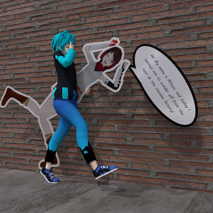 Allison Standee by CompactedCreations on DeviantArt