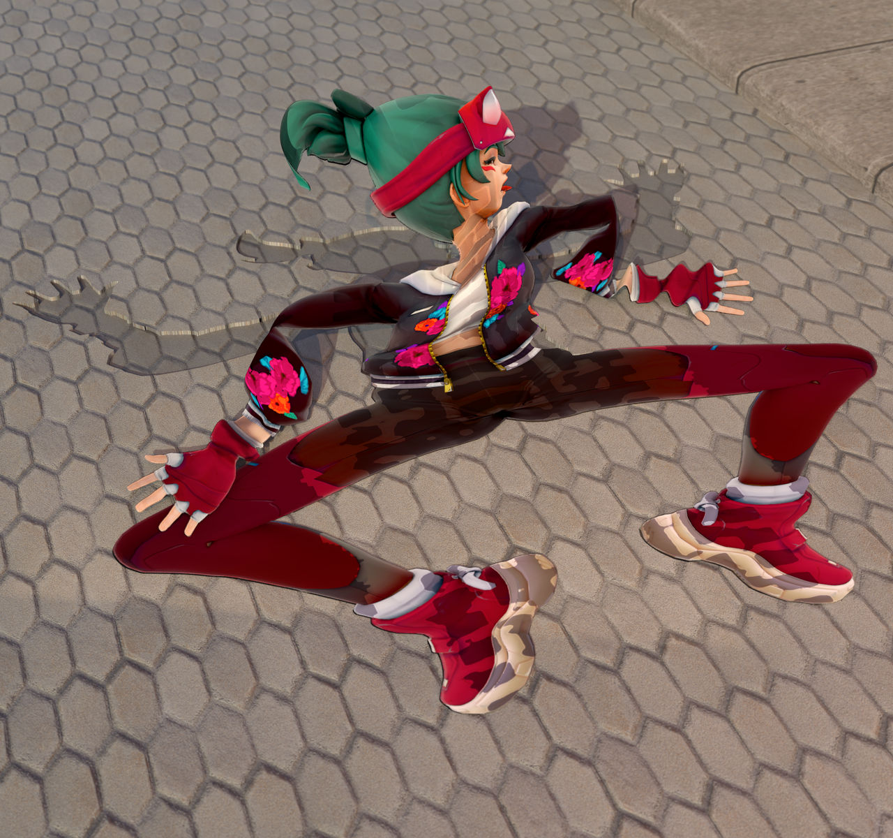 Kiriko Stopping The Payload by CompactedCreations on DeviantArt