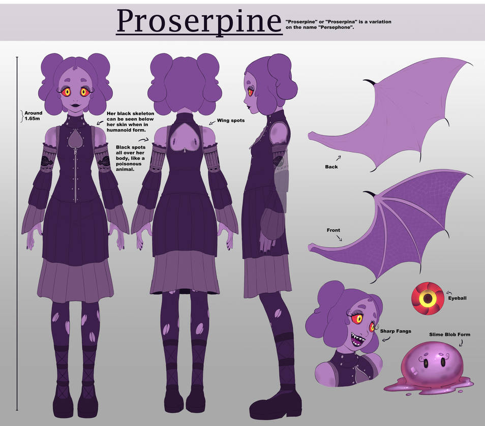 Proserpine Python Proserpine Character sheet (Normal outfit) by Chaos-Artixal on DeviantArt
