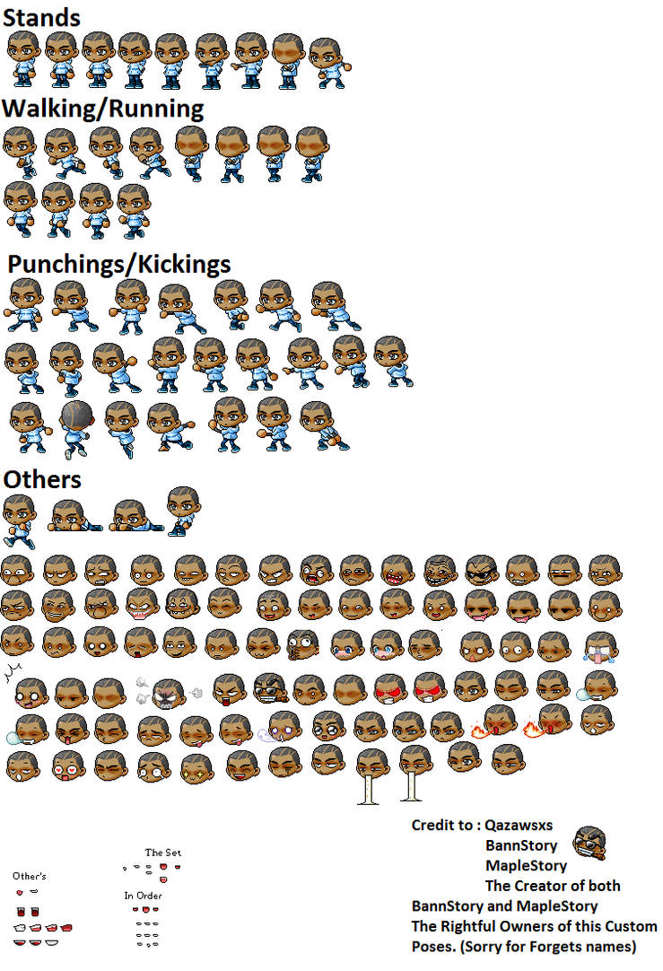 (MapleStory) Andrew Sprite Sheets by naruto9988 on DeviantArt