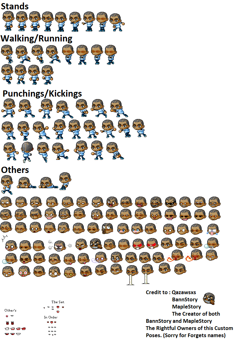 (MapleStory) Andrew Sprite Sheets by naruto9988 on DeviantArt