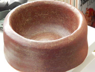 Burnished with Temmoku glaze