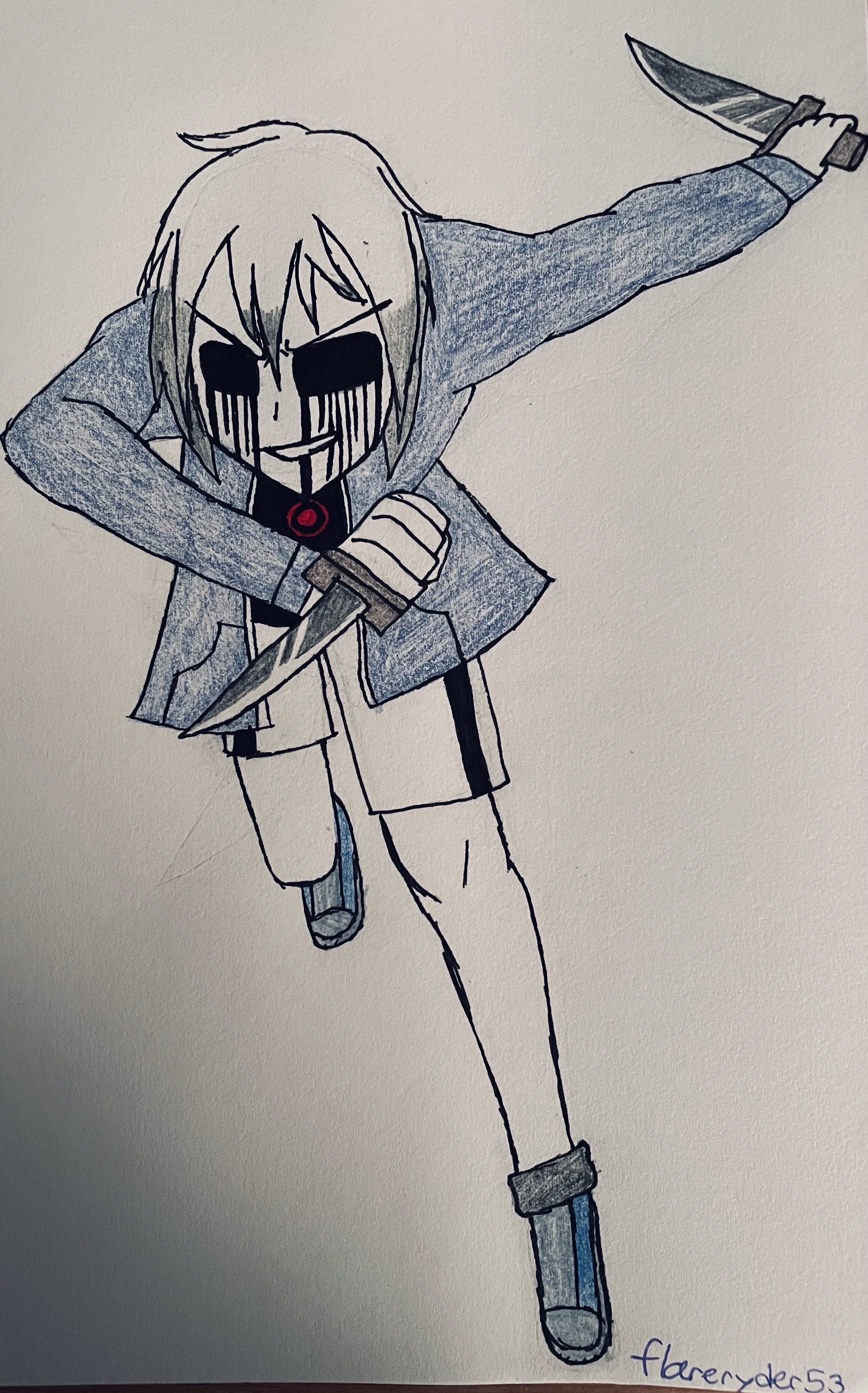 killer sans rough drawing!! by irodimmatcha on DeviantArt