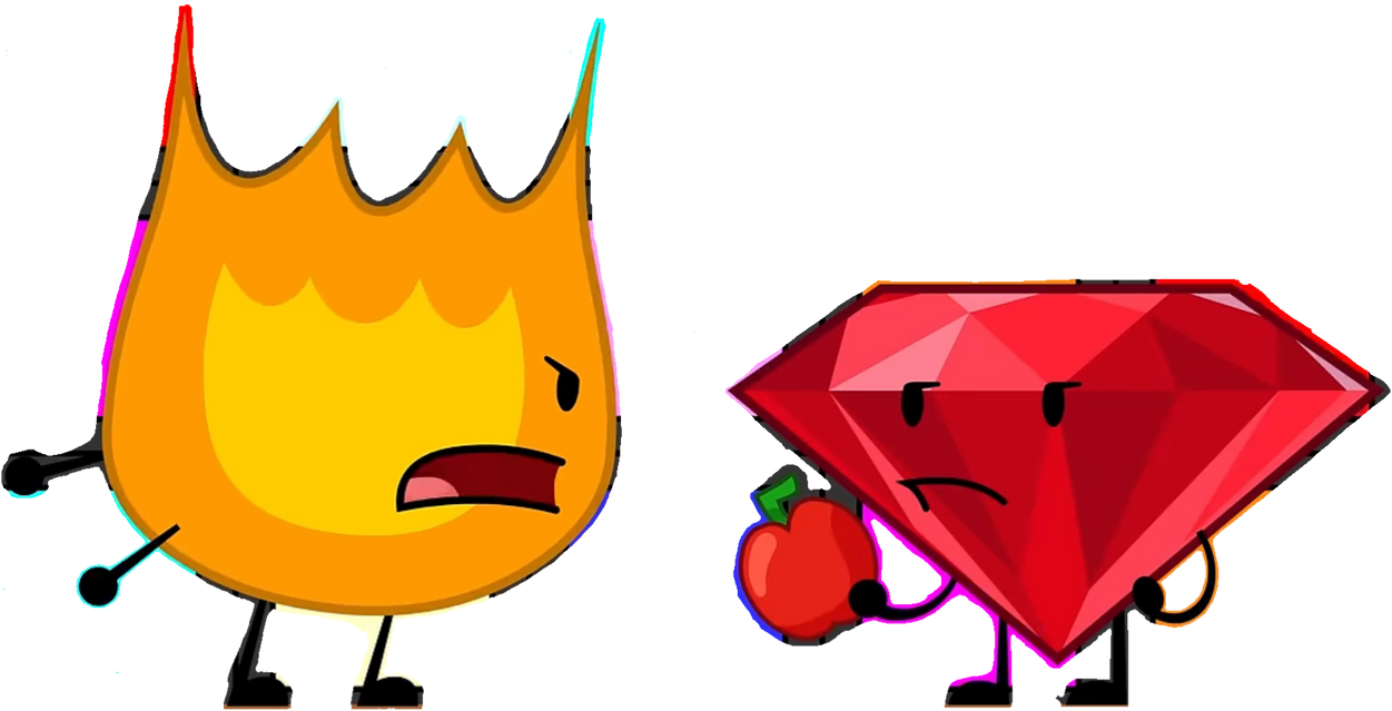 Firey mad at Ruby with apple by NicoHamm2020 on DeviantArt