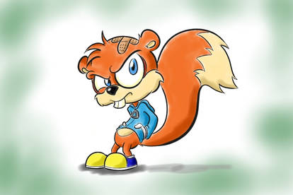 Conker The Squirrel Sketch