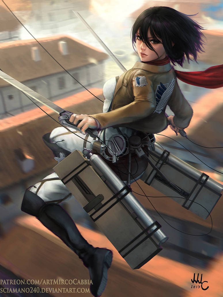 Mikasa - Shingeki no Kyojin by Sciamano240