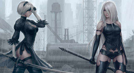 2B and A2 - Nier: Automata