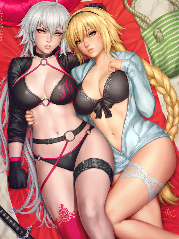 Jeanne d'Arc Summer - Fate/Grand Order by Sciamano240