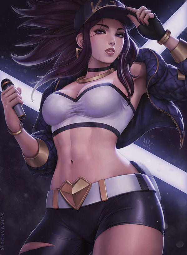 Akali KDA - League of Legends (2v) by Sciamano240