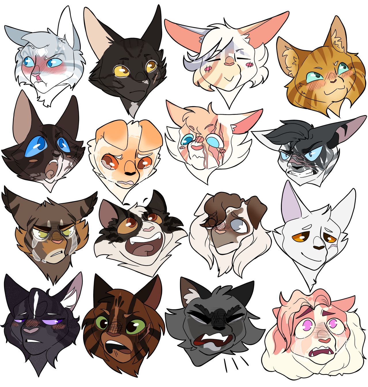 Expression Meme Requests 2 by Aogintsu on DeviantArt
