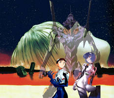 Unit 1, Rei and Shinji