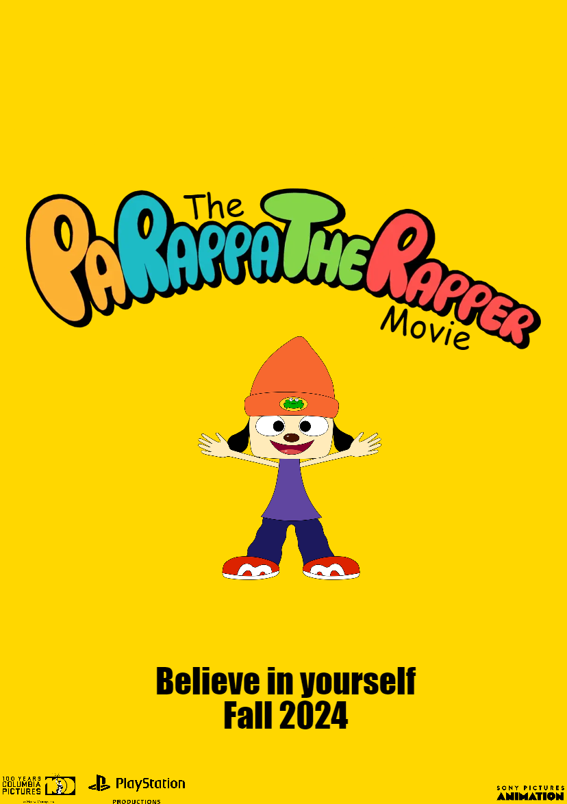 The PaRappa The Rapper Movie Poster 2024 by ICEJR08 on DeviantArt