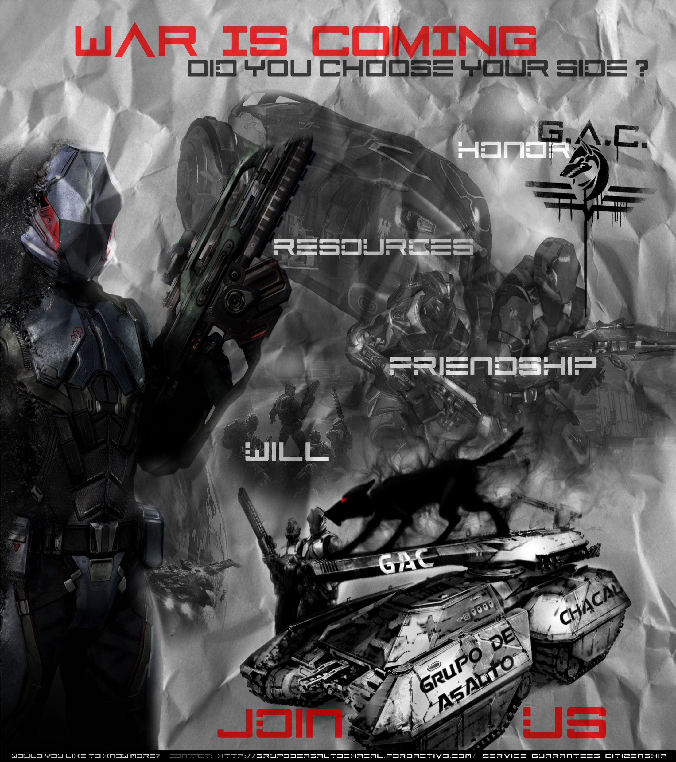 Dust 514 - GAC Propaganda Poster Mk III