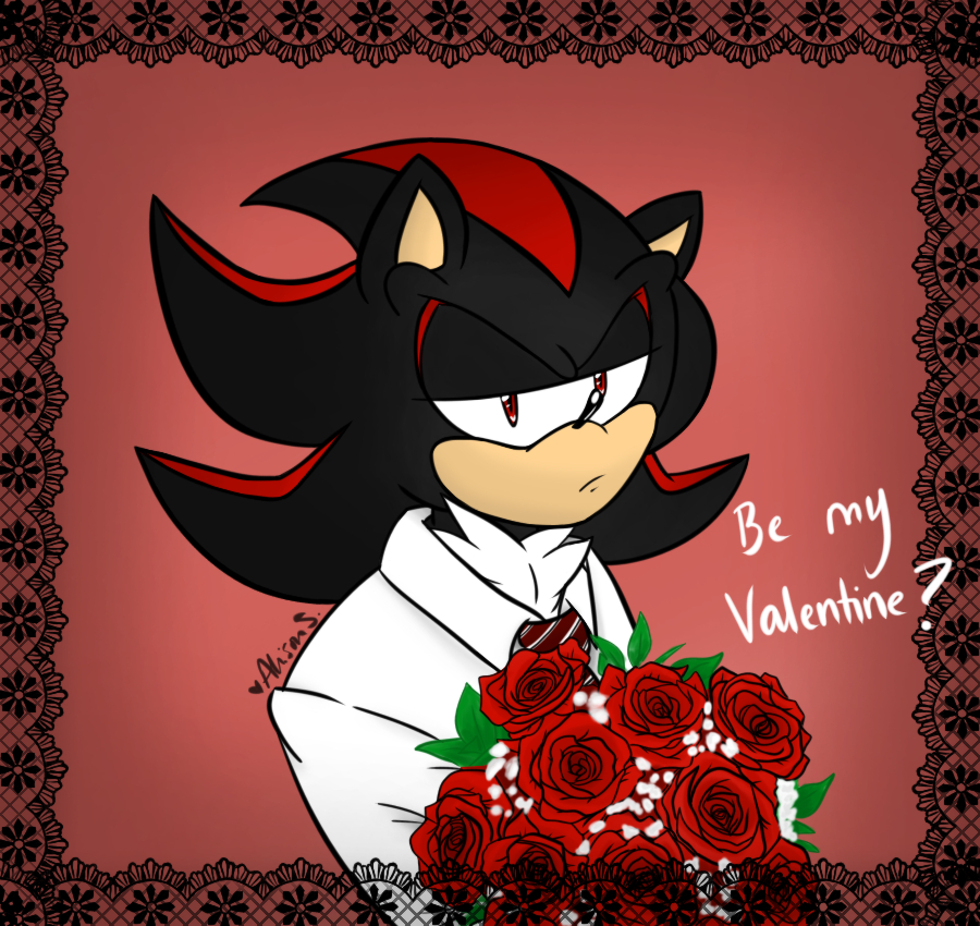 shadow the hedgehog happy valentine s day by. 