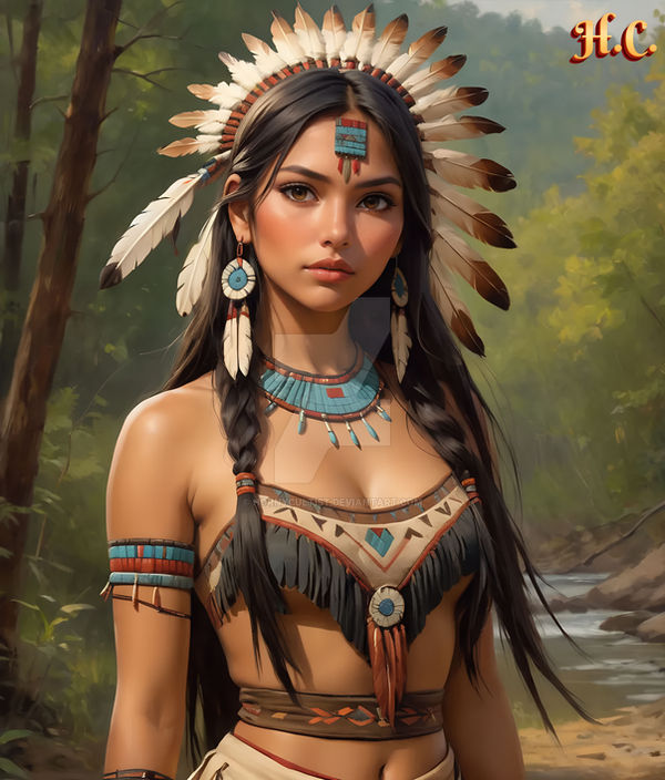 [Sold in the shadows] 3:) Native American Girl #01