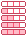 pixel pink progress bars