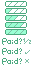 Pixel Progress Bars + Paid Button Set