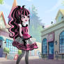 Draculaura visiting ever after high